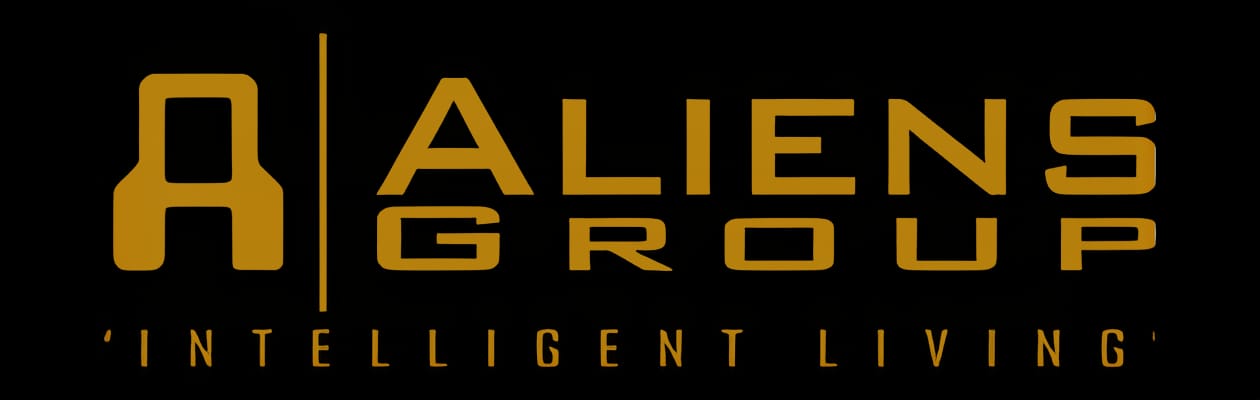 Aliens Space Station Logo